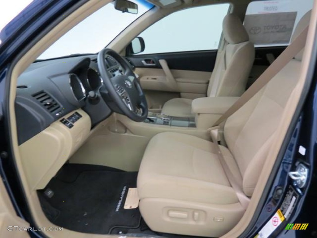 2013 Highlander  - Nautical Blue Metallic / Sand Beige photo #8