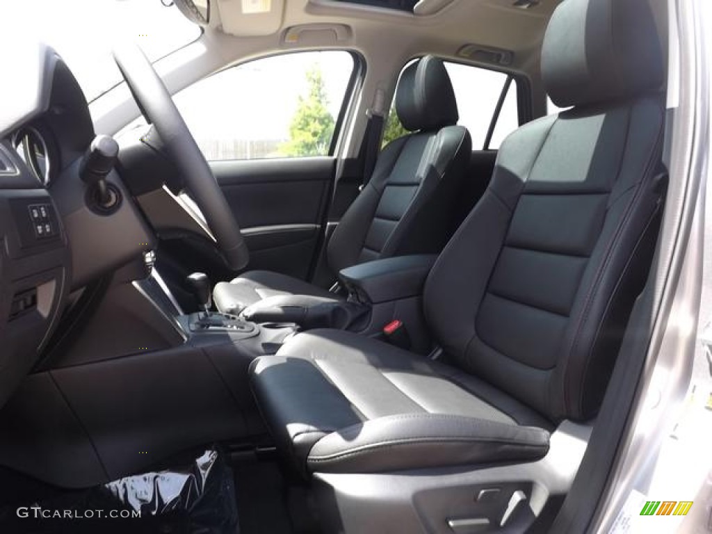 Black Interior 2014 Mazda CX-5 Grand Touring Photo #82752664