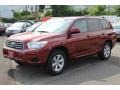 2010 Salsa Red Pearl Toyota Highlander V6 4WD  photo #3