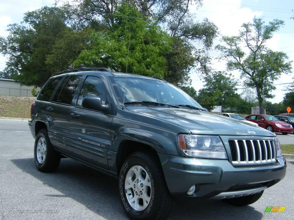 2004 Grand Cherokee Laredo - Onyx Green Pearl / Sandstone photo #7