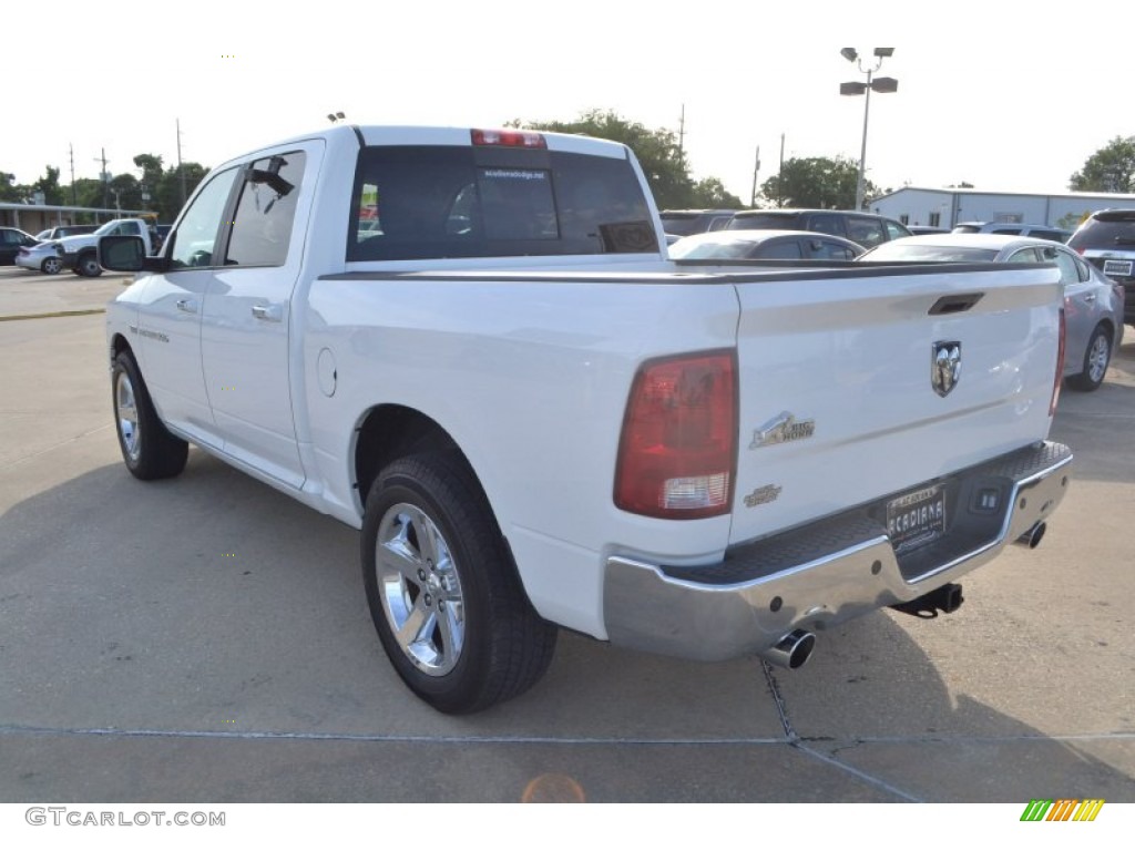 2012 Ram 1500 Big Horn Crew Cab - Bright White / Dark Slate Gray/Medium Graystone photo #3