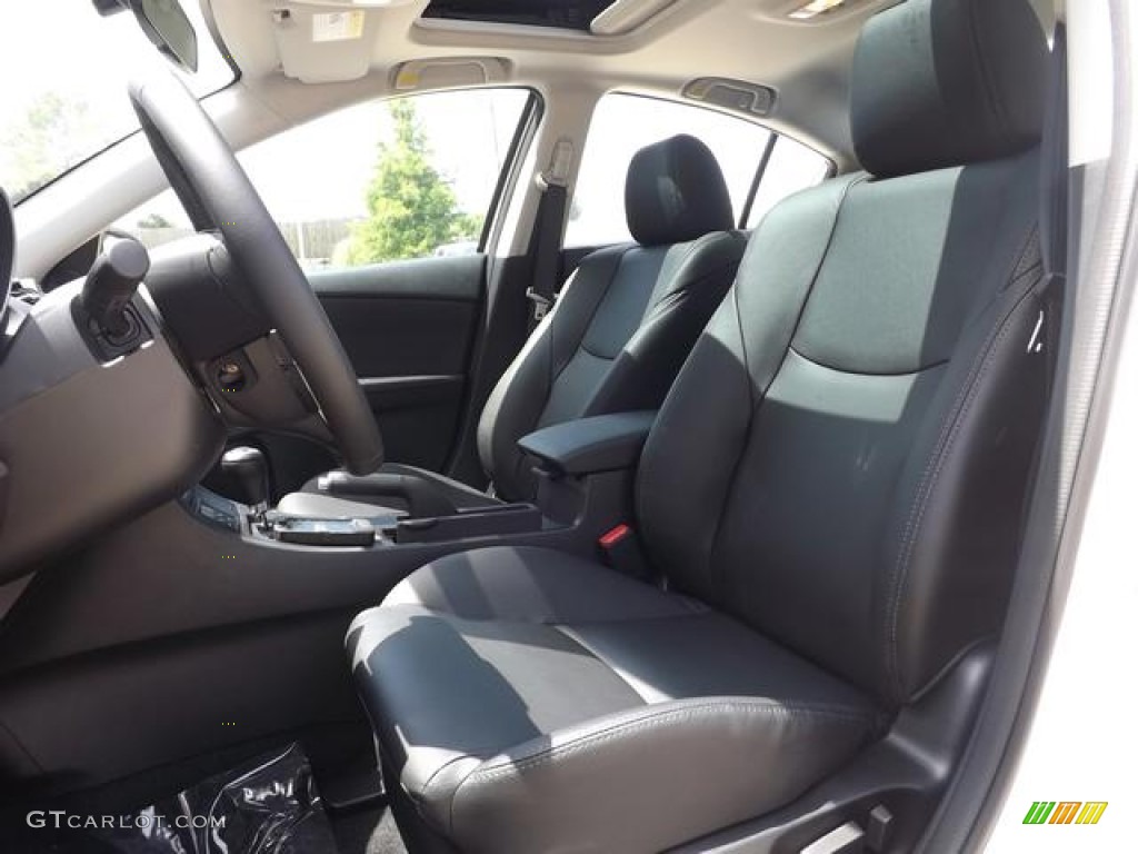 Black Interior 2013 Mazda MAZDA3 i Grand Touring 4 Door Photo #82753855