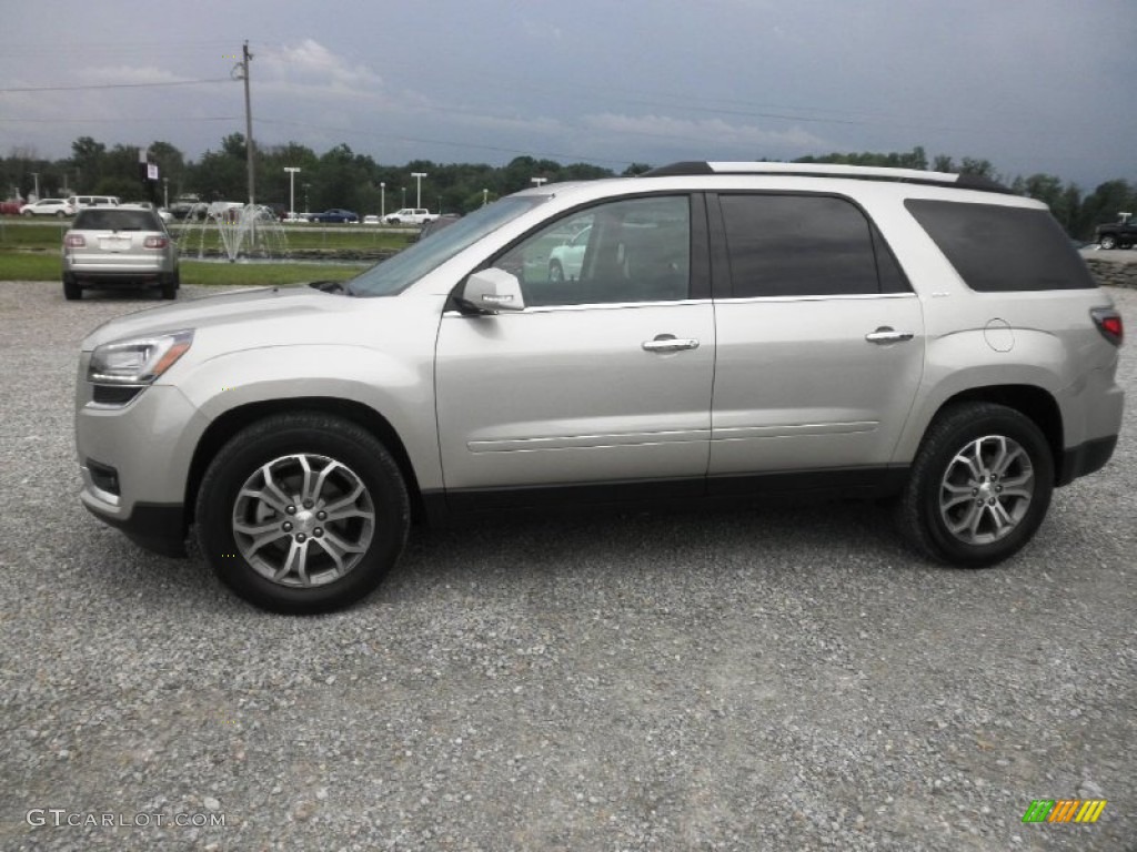 2013 Acadia SLT - Champagne Silver Metallic / Ebony photo #4