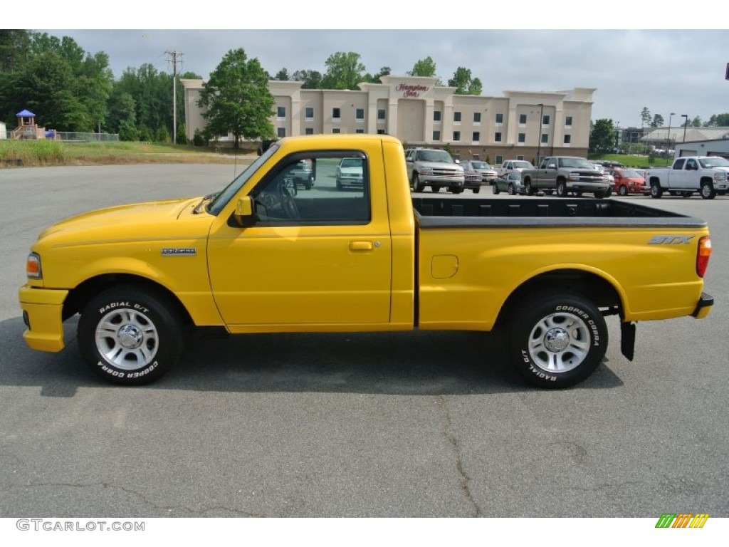 Screaming Yellow 2006 Ford Ranger STX Regular Cab Exterior Photo #82755599