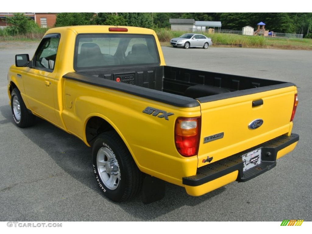 Screaming Yellow 2006 Ford Ranger STX Regular Cab Exterior Photo #82755628