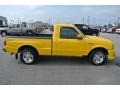 Screaming Yellow - Ranger STX Regular Cab Photo No. 6