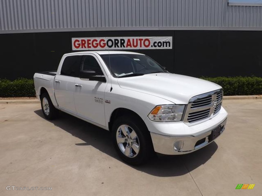 2013 1500 Lone Star Crew Cab - Bright White / Black/Diesel Gray photo #1