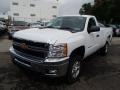 2014 Summit White Chevrolet Silverado 2500HD LT Regular Cab 4x4  photo #2