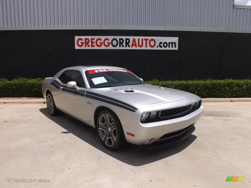 2012 Challenger R/T Classic - Bright Silver Metallic / Dark Slate Gray photo #1