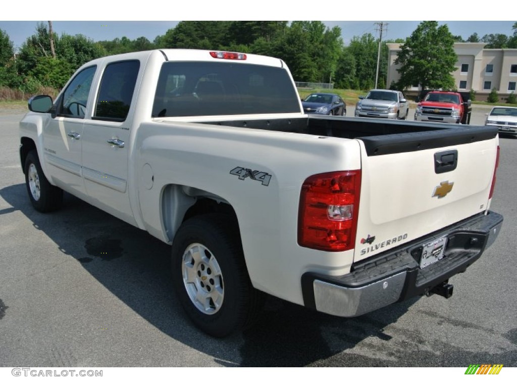 2013 Silverado 1500 LT Crew Cab 4x4 - White Diamond Tricoat / Ebony photo #4