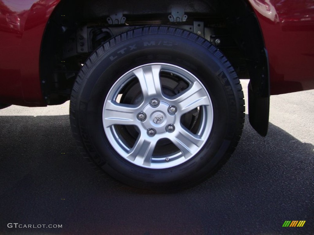 2007 Tundra SR5 Double Cab 4x4 - Salsa Red Pearl / Beige photo #26