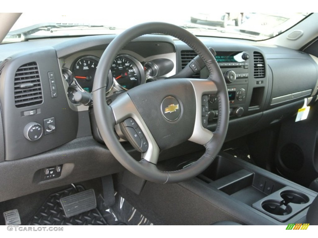 2013 Silverado 1500 LT Crew Cab 4x4 - White Diamond Tricoat / Ebony photo #21