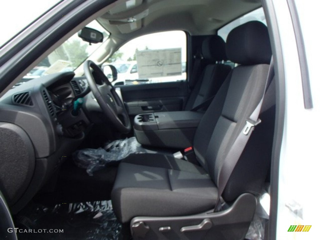 Ebony Interior 2014 Chevrolet Silverado 2500HD LT Regular Cab 4x4 Photo #82757650