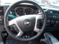 Ebony Steering Wheel Photo for 2014 Chevrolet Silverado 2500HD #82757764