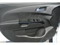 RS Jet Black Leather/Microfiber 2013 Chevrolet Sonic RS Hatch Door Panel