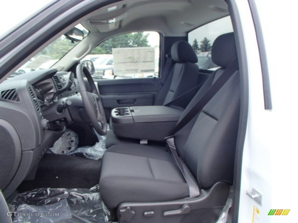 Ebony Interior 2014 Chevrolet Silverado 2500HD LT Regular Cab 4x4 Photo #82758068