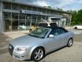 Light Silver Metallic 2007 Audi A4 3.2 quattro Cabriolet