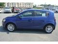 2013 Blue Topaz Metallic Chevrolet Sonic LT Hatch  photo #3