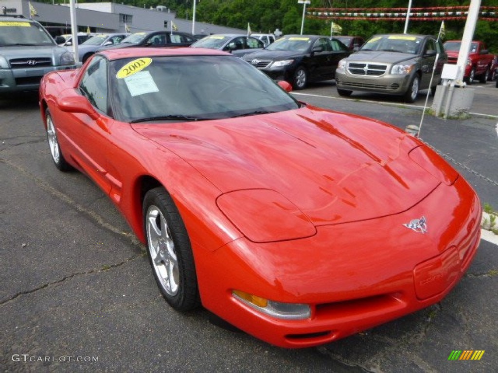 Torch Red 2003 Chevrolet Corvette Coupe Exterior Photo #82758942