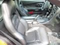 2003 Chevrolet Corvette Black Interior Front Seat Photo