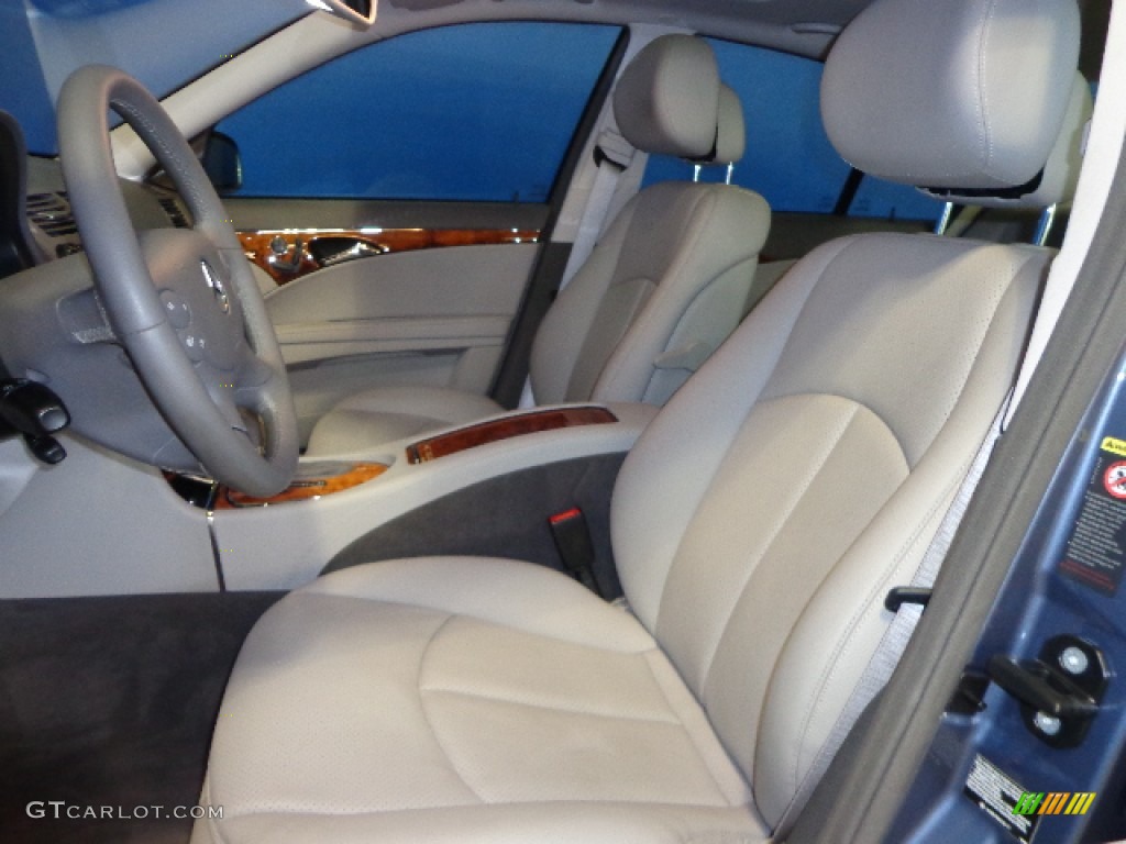 2007 E 350 Sedan - Platinum Blue Metallic / Ash photo #26