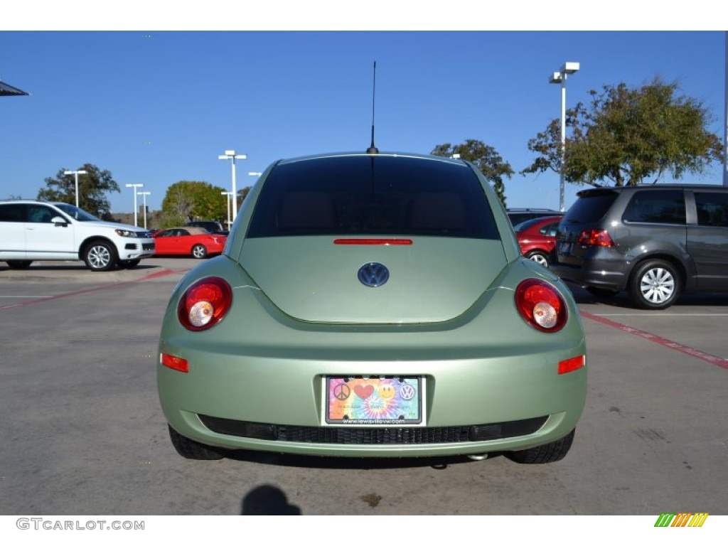 2009 New Beetle 2.5 Coupe - Gecko Green Metallic / Cream photo #4