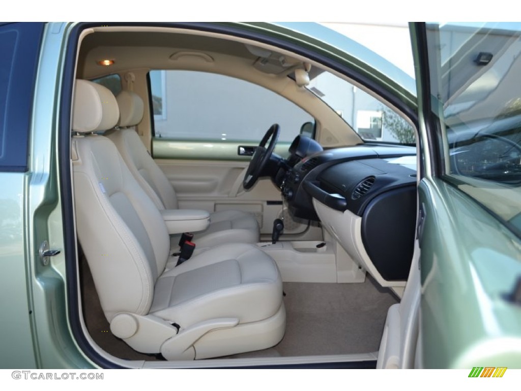 2009 New Beetle 2.5 Coupe - Gecko Green Metallic / Cream photo #10