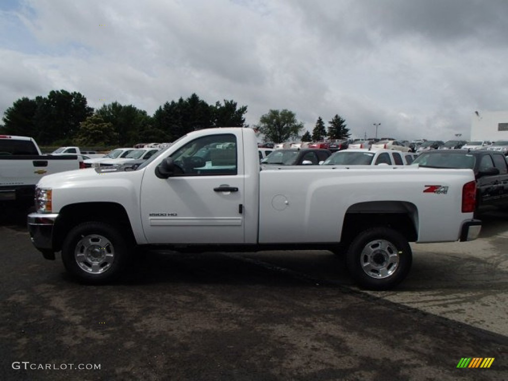 2014 Silverado 2500HD LT Regular Cab 4x4 - Summit White / Ebony photo #1