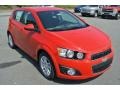 Victory Red 2013 Chevrolet Sonic LT Hatch Exterior