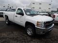Summit White - Silverado 2500HD WT Regular Cab 4x4 Photo No. 4