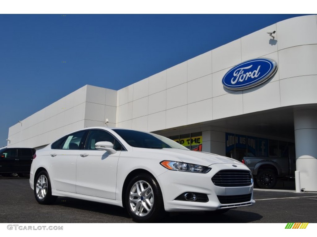 2013 Fusion SE 1.6 EcoBoost - Oxford White / Charcoal Black photo #1