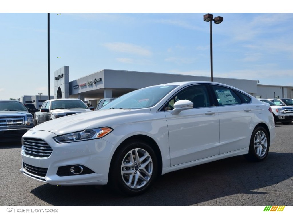 2013 Fusion SE 1.6 EcoBoost - Oxford White / Charcoal Black photo #3