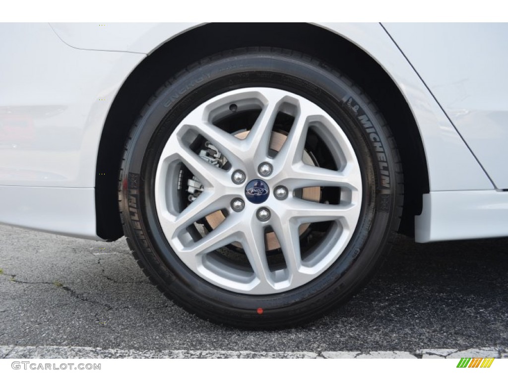 2013 Fusion SE 1.6 EcoBoost - Oxford White / Charcoal Black photo #9