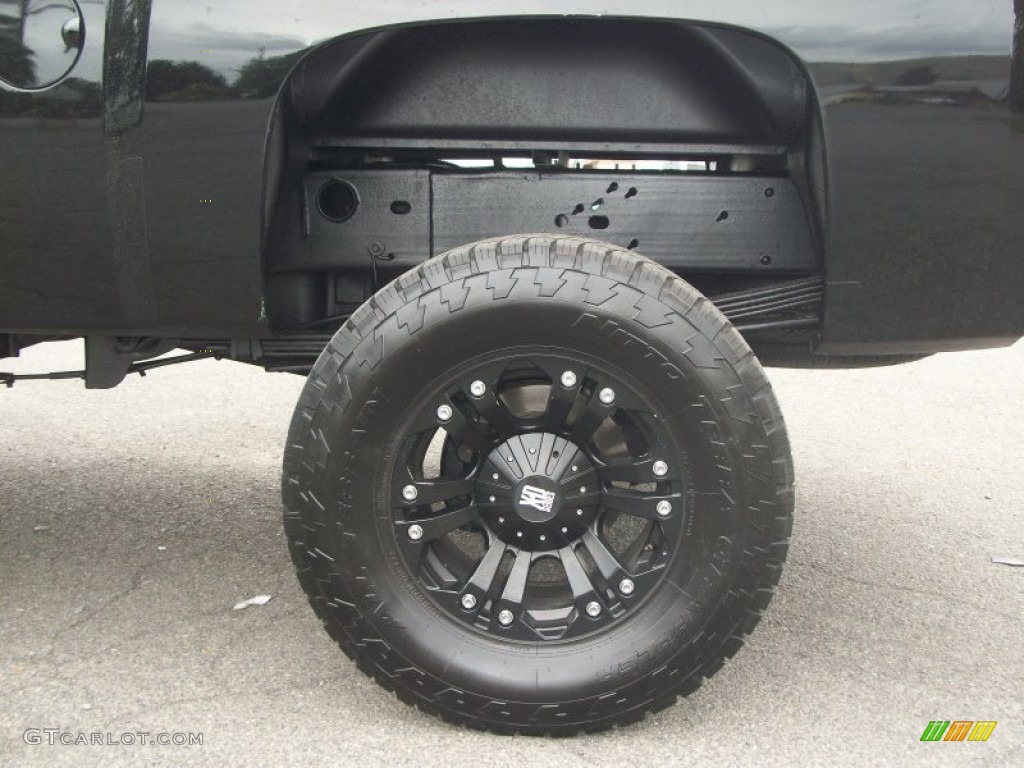 2009 Chevrolet Silverado 2500HD LT Extended Cab Custom Wheels Photo #82761274