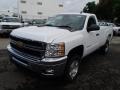 2014 Summit White Chevrolet Silverado 2500HD LT Regular Cab 4x4  photo #2