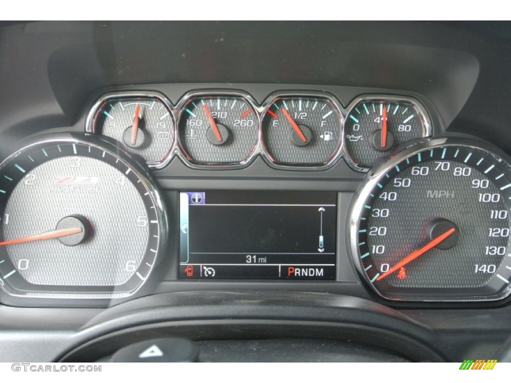 2014 Chevrolet Silverado 1500 LTZ Z71 Crew Cab 4x4 Gauges Photo #82761597