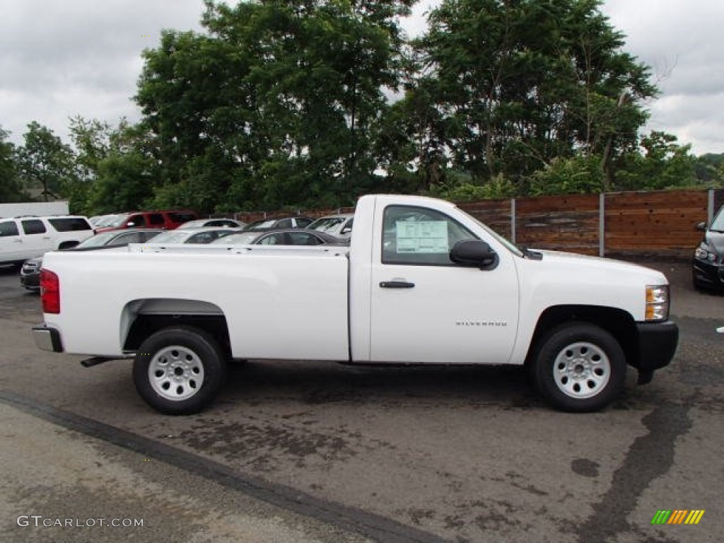 2013 Silverado 1500 Work Truck Regular Cab - Summit White / Dark Titanium photo #5