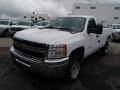 Summit White - Silverado 2500HD Work Truck Regular Cab Photo No. 2