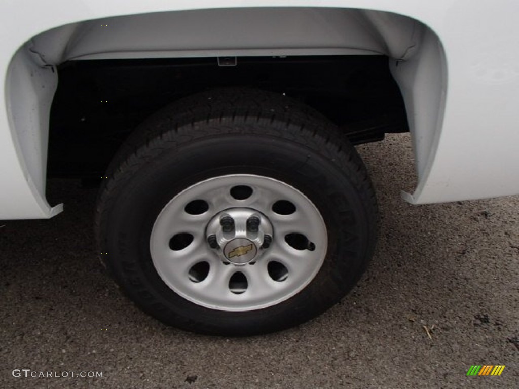 2013 Silverado 1500 Work Truck Extended Cab - Summit White / Dark Titanium photo #9