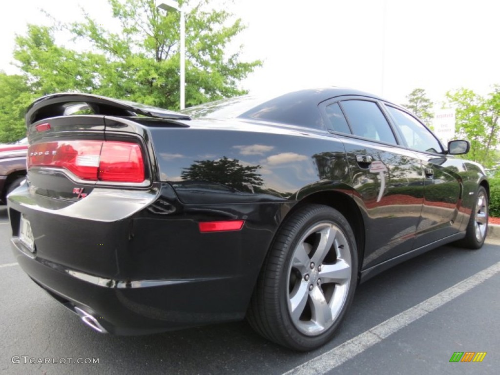 2012 Charger R/T Road and Track - Pitch Black / Black photo #3