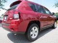 2014 Deep Cherry Red Crystal Pearl Jeep Compass Latitude  photo #3