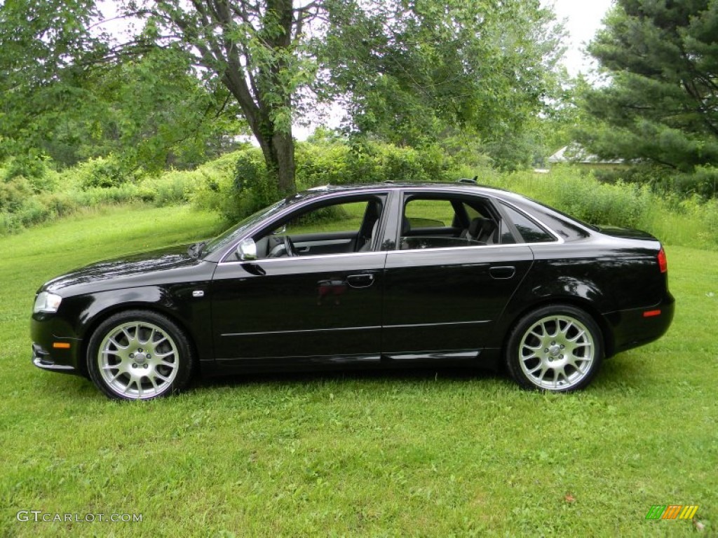 Brilliant Black 2005 Audi S4 4.2 quattro Sedan Exterior Photo #82766313