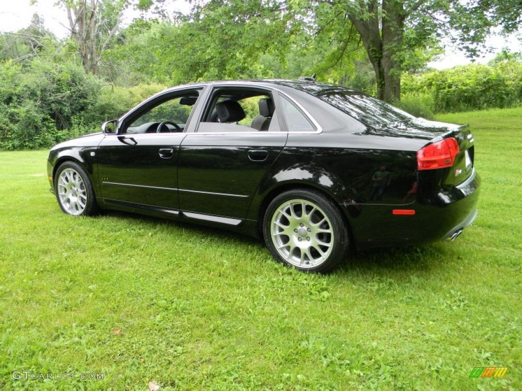 Brilliant Black 2005 Audi S4 4.2 quattro Sedan Exterior Photo #82766340