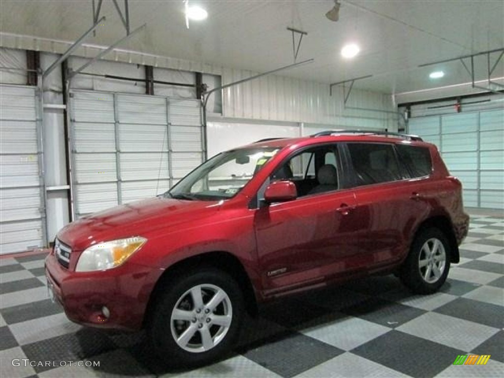 2007 RAV4 Limited - Barcelona Red Pearl / Ash Gray photo #4