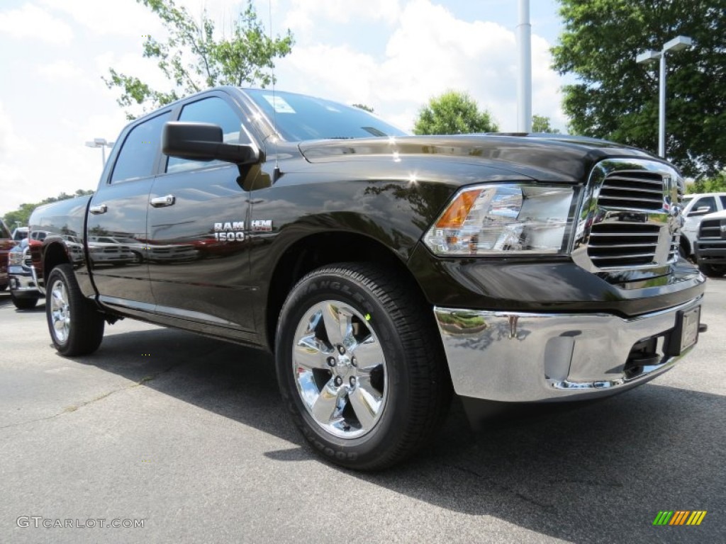 Black Gold Pearl 2013 Ram 1500 Big Horn Crew Cab 4x4 Exterior Photo #82766748