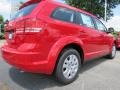 2013 Bright Red Dodge Journey American Value Package  photo #3