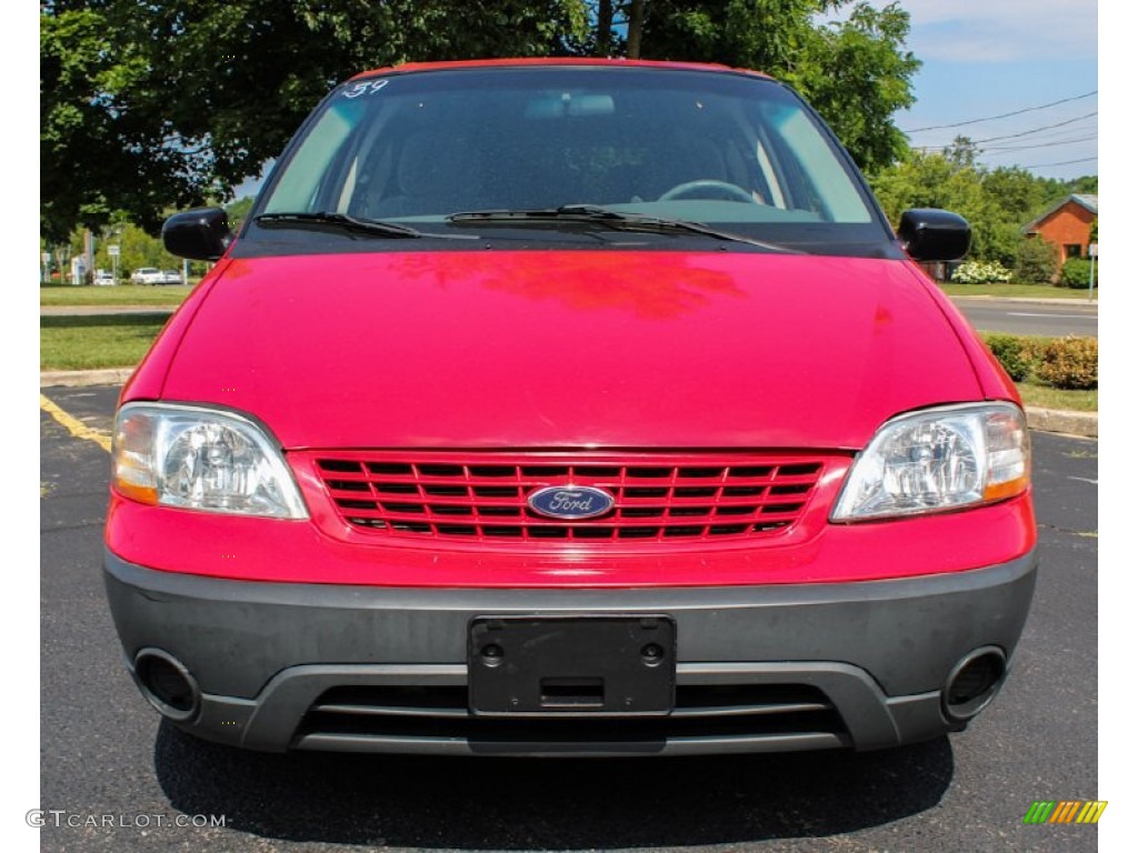 2001 Windstar SE Sport - Bright Red Metallic / Medium Graphite photo #2