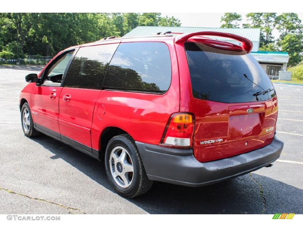2001 Windstar SE Sport - Bright Red Metallic / Medium Graphite photo #4
