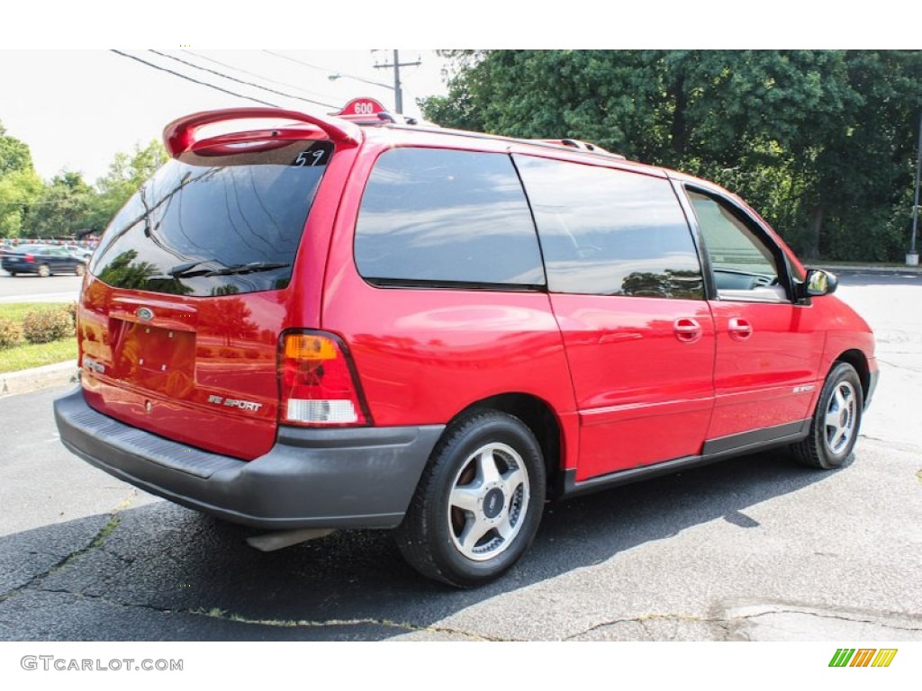 2001 Windstar SE Sport - Bright Red Metallic / Medium Graphite photo #6