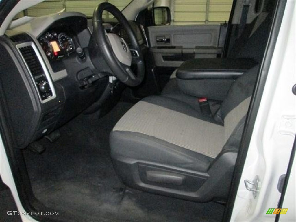 2011 Ram 1500 SLT Quad Cab - Bright White / Dark Slate Gray/Medium Graystone photo #6